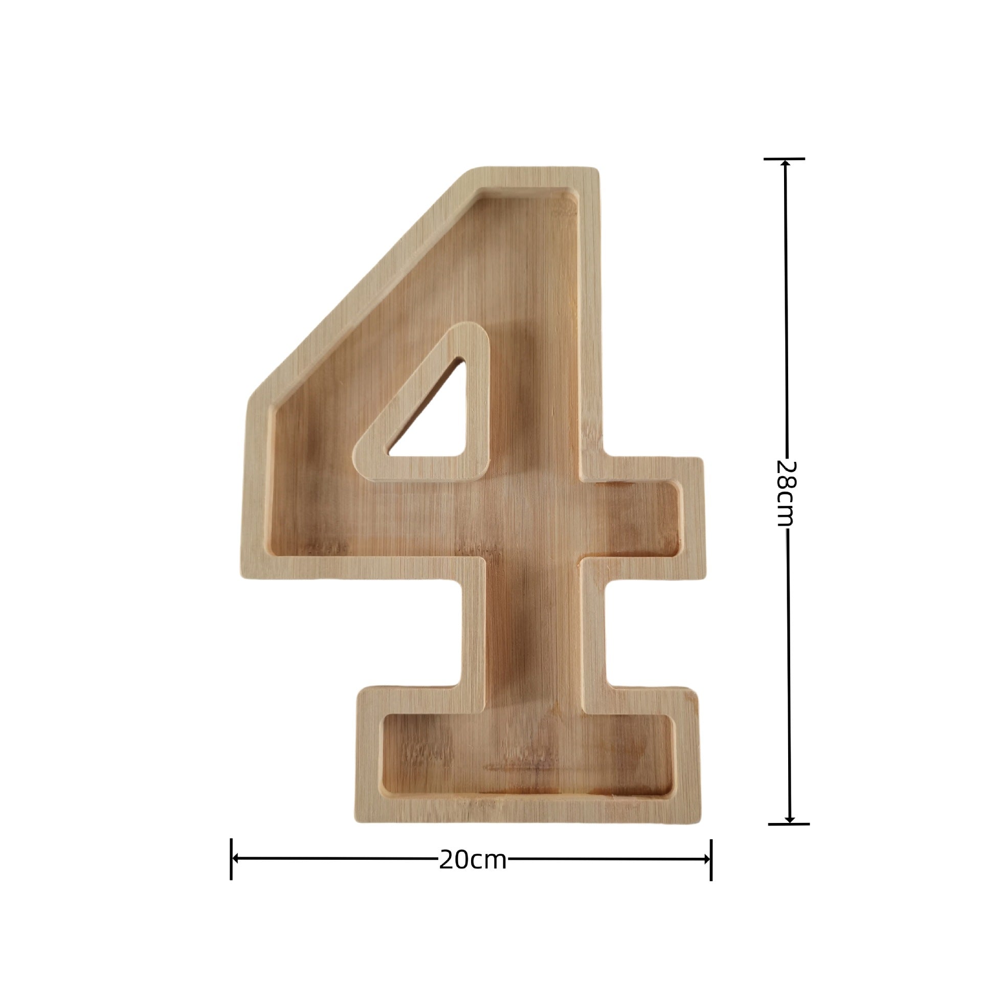 Creative Digital Fruit Party Decor Wooden Tray