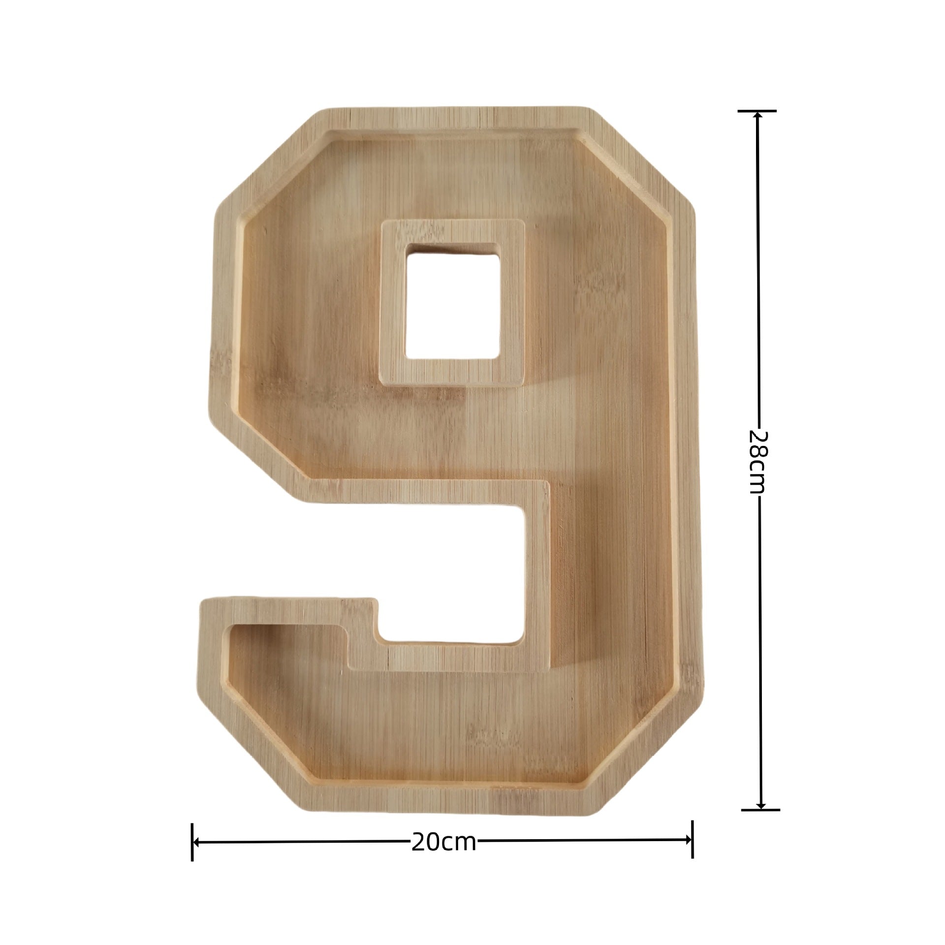 Creative Digital Fruit Party Decor Wooden Tray