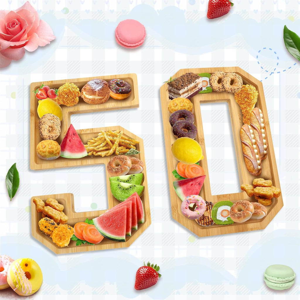 Creative Digital Fruit Party Decor Wooden Tray