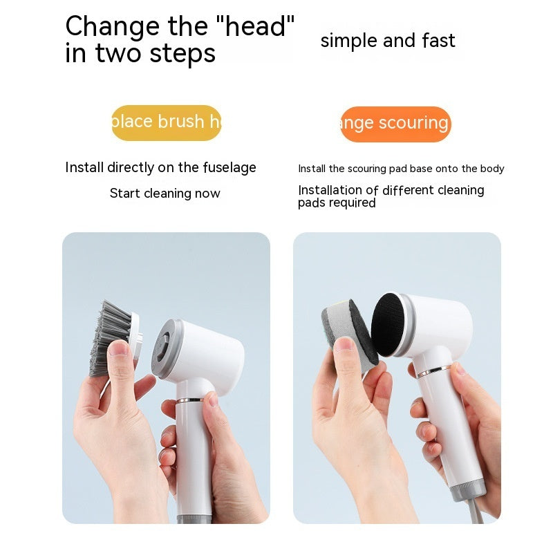 New Electric Cleaning Brush Electric Multifunctional Dish Brush