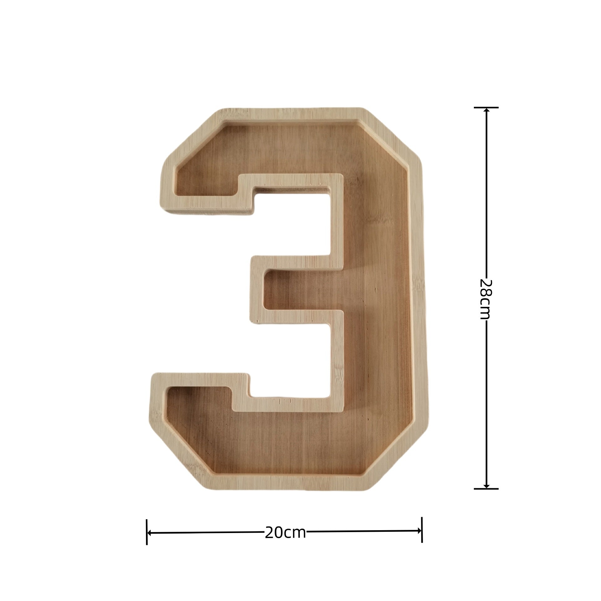 Creative Digital Fruit Party Decor Wooden Tray